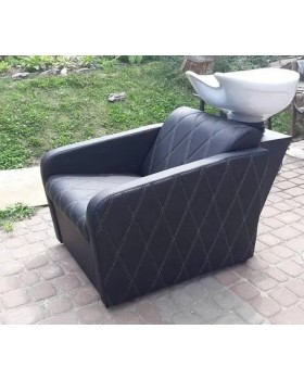 Мойка парикмахерская АНЖЕЛИКА ЛЮКС головомойка с креслом в Barbershop салонов красоты-foto5