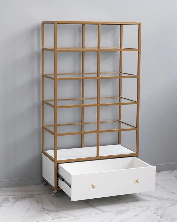 Стеллаж LOFT парикмахерский в салон красоты VM66 ЛОФТ витрина парикмахерская косметологическая Avrora Стеллаж LOFT парикмахерский в салон красоты VM66 ЛОФТ витрина парикмахерская косметологическая Avrora