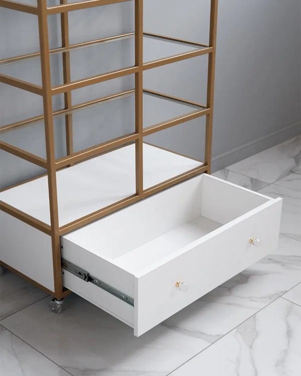 Стеллаж LOFT парикмахерский в салон красоты VM66 ЛОФТ витрина парикмахерская косметологическая Avrora Стеллаж LOFT парикмахерский в салон красоты VM66 ЛОФТ витрина парикмахерская косметологическая Avrora