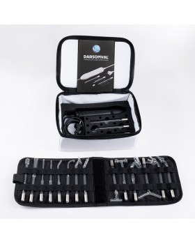 Дарсонаваль із сумкою та набором електродів (17 шт) DARSONVAL Black