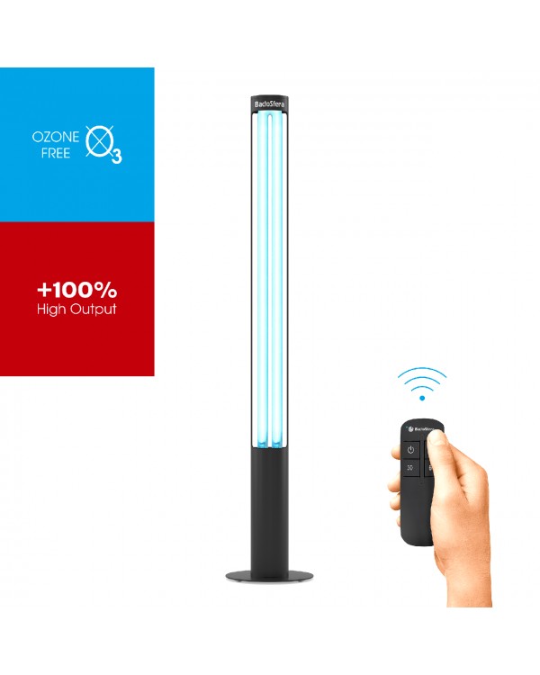 Бактерицидний опромінювач BactoSfera 360° U95 +100% RC-TIMER Black Бактерицидний опромінювач BactoSfera 360° U95 +100% RC-TIMER Black