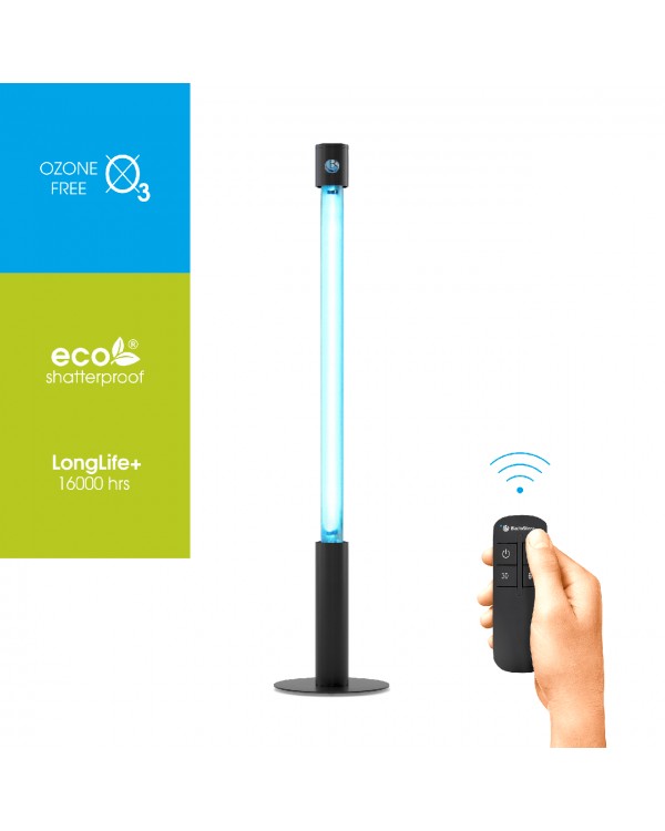 Бактерицидний опромінювач BactoSfera 360° 15 ECO RC-TIMER Black Бактерицидний опромінювач BactoSfera 360° 15 ECO RC-TIMER Black