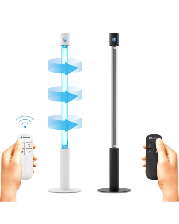 Бактерицидний опромінювач BactoSfera 360° 15 OZONEFREE RC-TIMER Black з таймером
