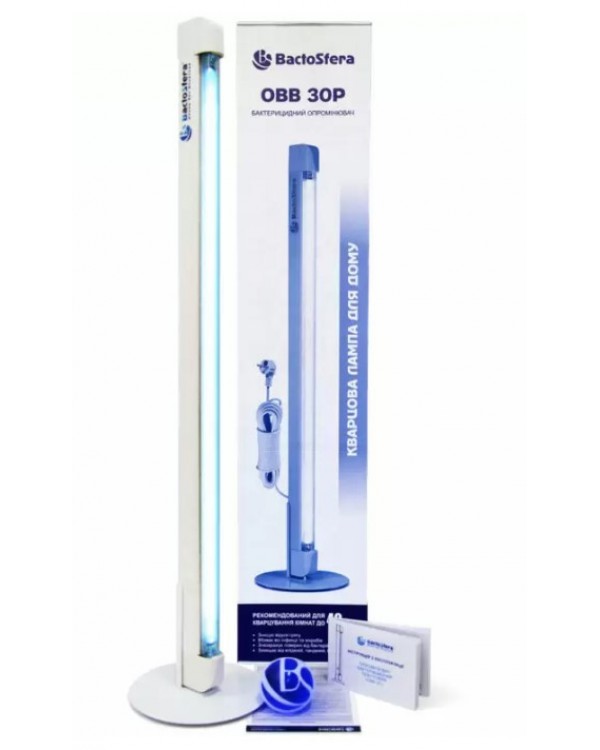 Опромінювач настільний з безозоновою лампою OBB 30P OZONE FREE