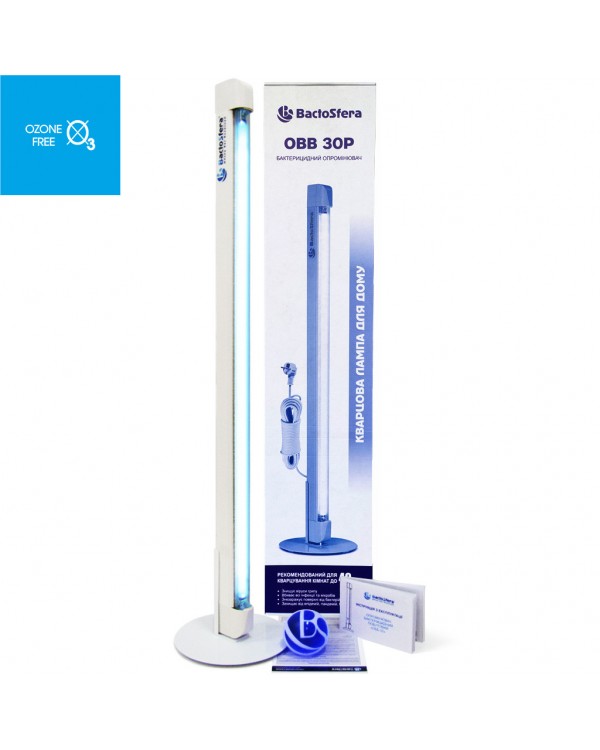 Опромінювач настільний з безозоновою лампою OBB 30P OZONE FREE