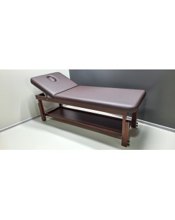 Стол массажный KP-11 BROWN кушетка массажная SPA деревянный массажный стол 2 секции с регулировкой Стол массажный KP-11 BROWN кушетка массажная SPA деревянный массажный стол 2 секции с регулировкой