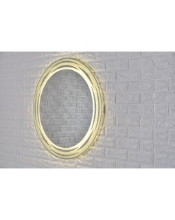 Дзеркало для макіяжу Miraline кругле з фоновою Led-підсвіткою 80 см Дзеркало для макіяжу Miraline кругле з фоновою Led-підсвіткою 80 см