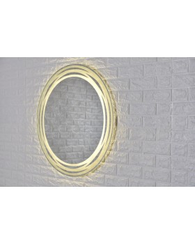 Дзеркало для макіяжу Miraline кругле з фоновою Led-підсвіткою 70 см Дзеркало для макіяжу Miraline кругле з фоновою Led-підсвіткою 70 см