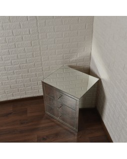 Тумба для спальні Miraline дзеркальна 55х45х40 см-foto4