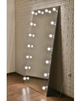 Підлогове дзеркало для гримерки Miraline з підсвіткою без рами 180х75 см