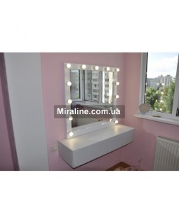 Робоче місце для візажиста Шик 90*90*110*40 Чорний Робоче місце для візажиста Шик 90*90*110*40 Чорний