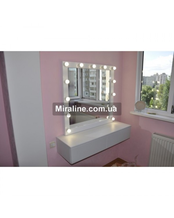 Робоче місце для візажиста Шик 90*90*110*40 Чорний