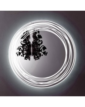 Кругле дзеркало з LED підсвічуванням CROWN 80см-foto4