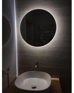 Кругле дзеркало з LED підсвічуванням ALEPO SMALL 50 см-foto4