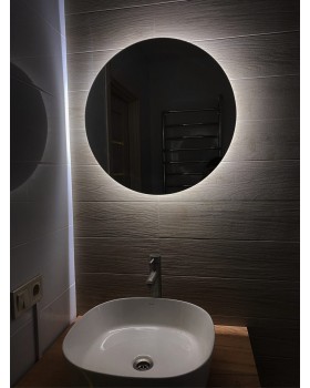 Кругле дзеркало з LED підсвічуванням ALEPO SMALL 50 см-foto4