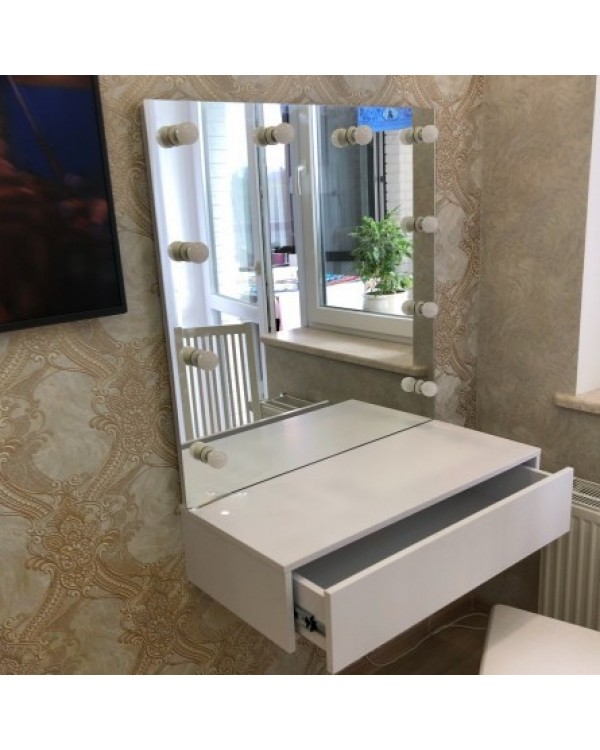 Тумба з дзеркалом Пінк 85*70*45см Тумба з дзеркалом Пінк 85*70*45см