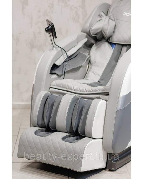 Кресло для отдыха с массажем на рост до 200 см XZERO Y14 SL Premium WHITE функциональное массажное кресло