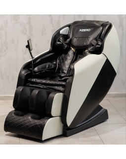 Массажное кресло для отдыха 5 видов массажа тела XZERO X12 SL Black&White массажные кресла Premium Массажное кресло для отдыха 5 видов массажа тела XZERO X12 SL Black&White массажные кресла Premium