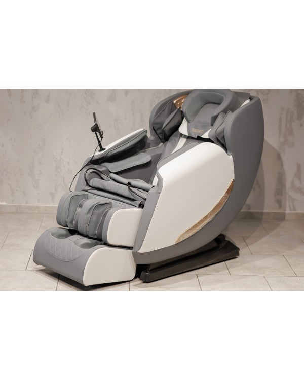 Масажне крісло Manzoku Ease White крісла для масажу тіла з ІЧ прогріванням Масажне крісло Manzoku Ease White крісла для масажу тіла з ІЧ прогріванням