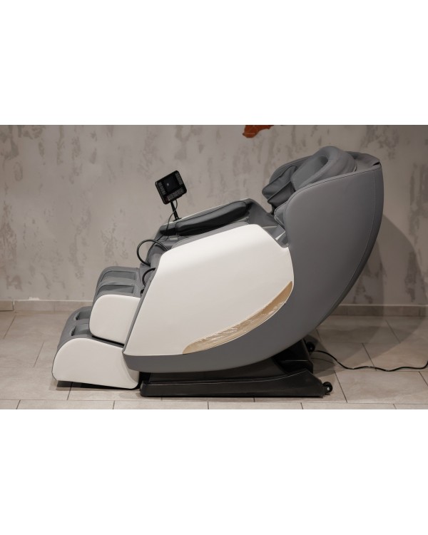 Масажне крісло Manzoku Ease White крісла для масажу тіла з ІЧ прогріванням Масажне крісло Manzoku Ease White крісла для масажу тіла з ІЧ прогріванням