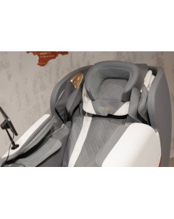 Массажное кресло Manzoku Ease White кресла для массажа тела с ИК прогревом-foto7