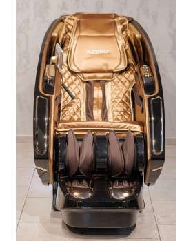 Масажне функціональне крісло для масажу хребта на зріст 200 см L99 Luxury+Black + Brown-foto6