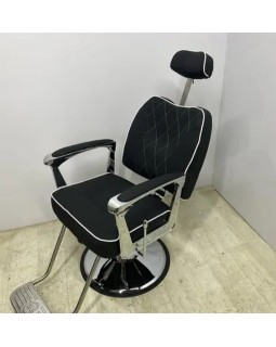Крісла перукарські Barber чорне крісло для барбершопу Компакт барбер Fz-01 Крісла перукарські Barber чорне крісло для барбершопу Компакт барбер Fz-01