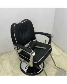 Крісла перукарські Barber чорне крісло для барбершопу Компакт барбер Fz-01-foto4