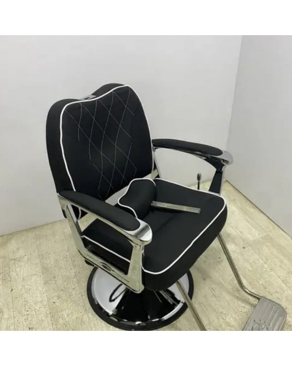 Крісла перукарські Barber чорне крісло для барбершопу Компакт барбер Fz-01 Крісла перукарські Barber чорне крісло для барбершопу Компакт барбер Fz-01