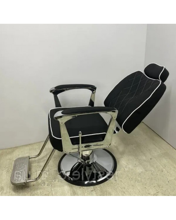 Крісла перукарські Barber чорне крісло для барбершопу Компакт барбер Fz-01 Крісла перукарські Barber чорне крісло для барбершопу Компакт барбер Fz-01
