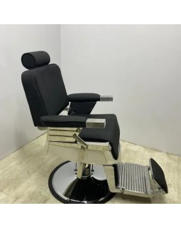 Парикмахерское мужское кресло Barber Elegant PRO парикмахерские кресла с подголовником для Барбершопа-foto7