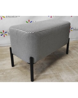 Банкетка 65*35*h45 BR NEW пуф для зоны ожидания на металлических ножках