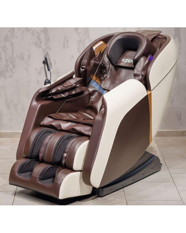 Масажне крісло для відпочинку XZERO V19 Brown крісла для масажу з регулюванням