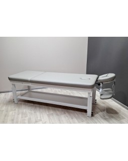 Дерев'яний масажний стіл кушетка для масажу KP-10 WHITE PLUS масажна SPA кушетка з підголовником-foto4