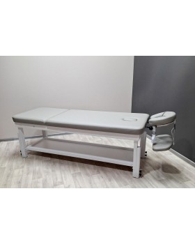 Дерев'яний масажний стіл кушетка для масажу KP-10 WHITE PLUS масажна SPA кушетка з підголовником-foto4