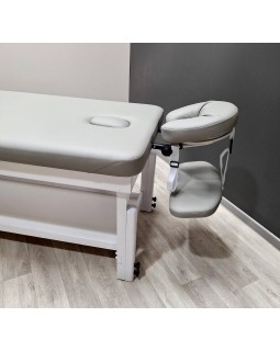 Дерев'яний масажний стіл кушетка для масажу KP-10 WHITE PLUS масажна SPA кушетка з підголовником-foto5