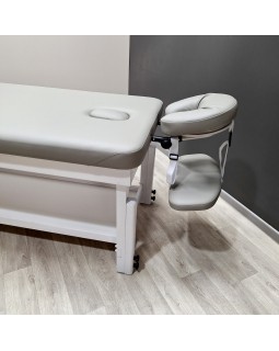 Дерев'яний масажний стіл кушетка для масажу KP-10 WHITE PLUS масажна SPA кушетка з підголовником-foto7