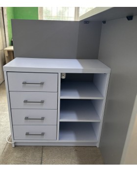 Ресепшн кутовий з підсвічуванням Стійка адміністратора офісна рецепція РЕС-01_MR стійка для офісу-foto7