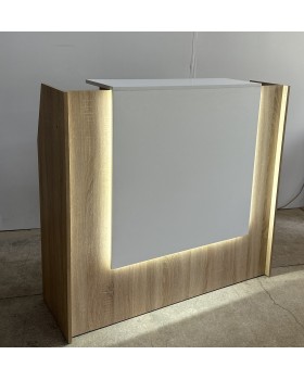 Ресепшн з LED підсвічуванням стійка РЕС-10_MR - стіл для адміністратора рецепція для клініки ресепшен для офісу Ресепшн з LED підсвічуванням стійка РЕС-10_MR - стіл для адміністратора рецепція для клініки ресепшен для офісу
