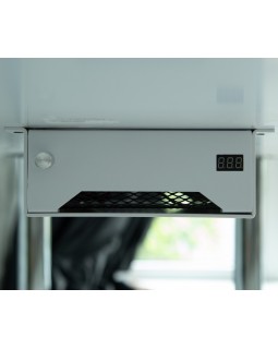 Маникюрная врезная вытяжка пылесос в стол Melior W-800 встраиваемая в стол маникюрная вытяжка с HEPA фильтром Металл-foto3