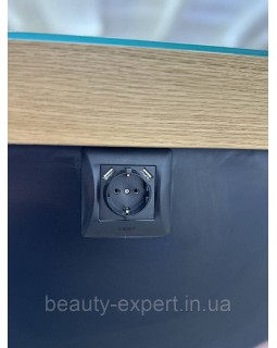Маникюрный стол с одной тумбой PREMIUM-03 мебель для салона маникюра Премиум-foto7
