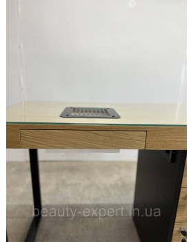 Маникюрный стол с одной тумбой PREMIUM-03 мебель для салона маникюра Премиум-foto9