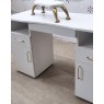 Маникюрный столик для мастера маникюра двух тумбовый в салон красоты NAIL_BR