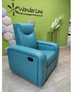 Реклайнер с раскладной спинкой и подножкой кресла для педикюра NEW SPA-foto3