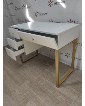 Манікюрний стіл на золотих ніжках для салону краси ELEGANT-foto3