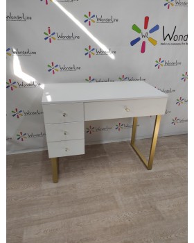 Манікюрний стіл на золотих ніжках для салону краси ELEGANT-foto4