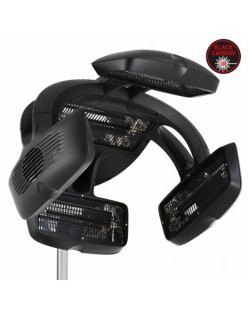 Климазон для волос Итальянский RX6000 Electronic с 5 лампами Black Carbon на штативе