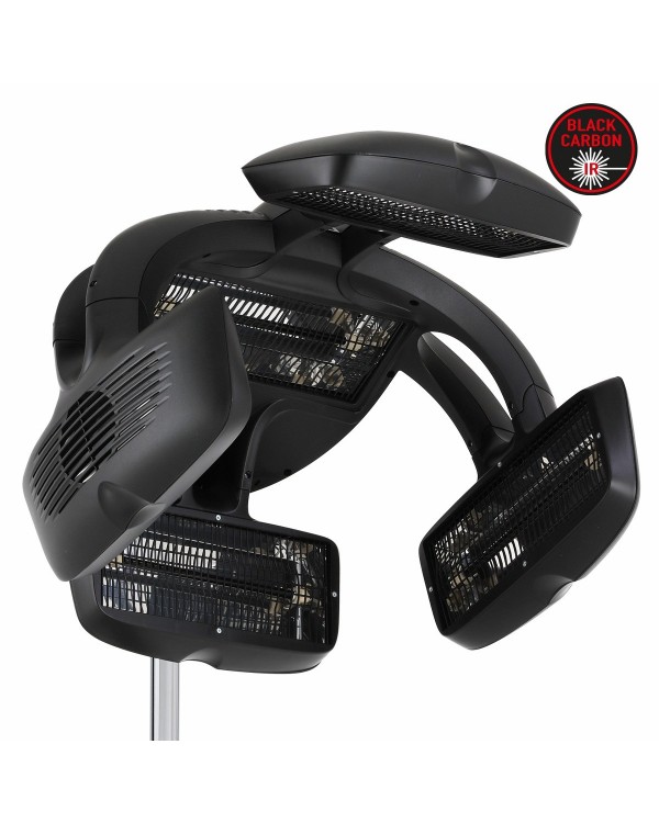Климазон для волос Итальянский RX6000 Electronic с 5 лампами Black Carbon на штативе Климазон для волос Итальянский RX6000 Electronic с 5 лампами Black Carbon на штативе