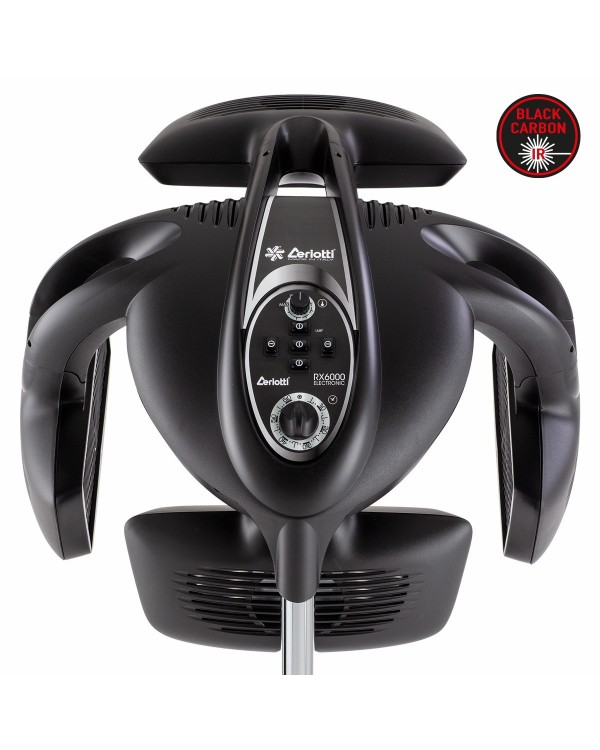 Климазон для волос Итальянский RX6000 Electronic с 5 лампами Black Carbon на штативе Климазон для волос Итальянский RX6000 Electronic с 5 лампами Black Carbon на штативе