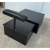 Подіум для педикюрного крісла педикюрний подіум з ящиком і підставкою для ніг  ПОД-06а/black
